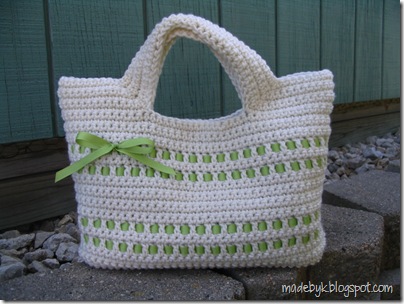 Made By K: Crocheted Starling Handbag